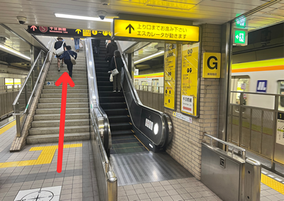 西長堀駅から大阪西区針灸整骨院のルート案内写真1