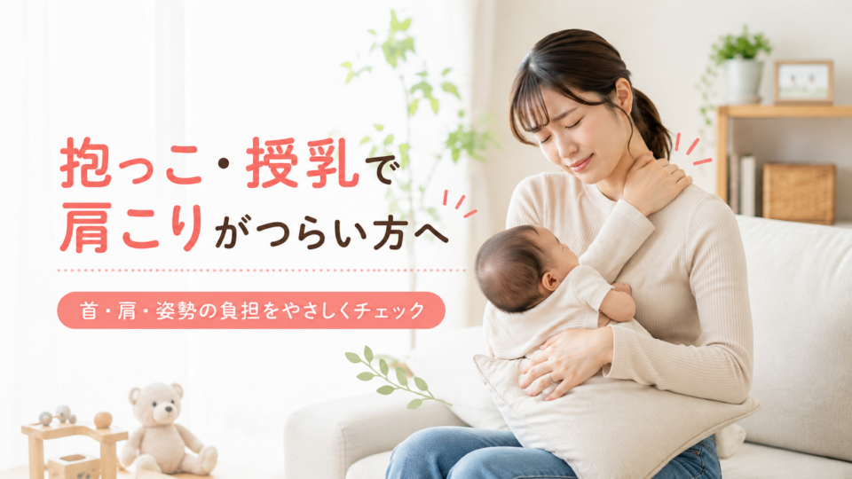 大阪市西区で産後骨盤矯正をお探しの方へ｜肩こり・腰のつらさも整体で確認