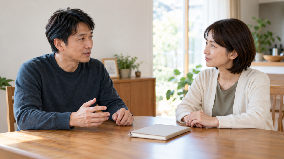 日々の困りごとを身近な人と話す説明用イメージ